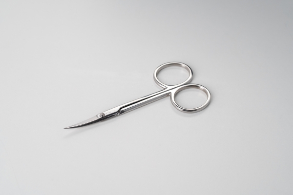 Eyebrow Scissors - 9.5cm, Stainless, rust-resistant, Ubukeya, Includes paulownia box
