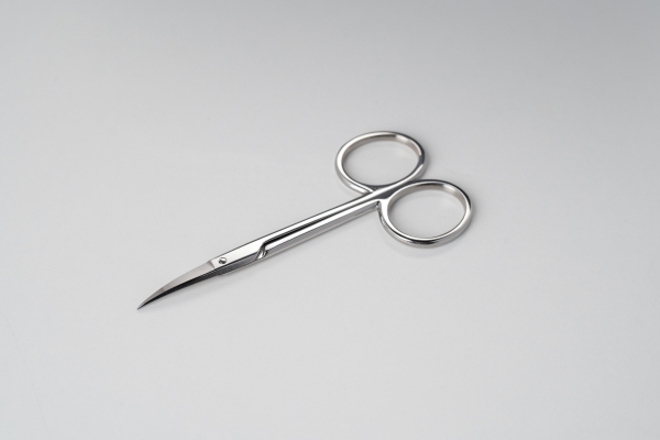 Eyebrow Scissors - 9.5cm, Stainless, rust-resistant, Ubukeya, Includes paulownia box