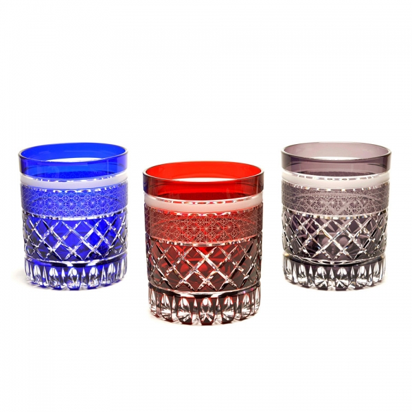 Edo Kiriko, Old Glass, classic line, lapis lazuli, blue, Ø7.3 × H9.0 cm, Hanasho, itogikutsunagi, yarai, traditional craft, handmade, souvenirs, order-made