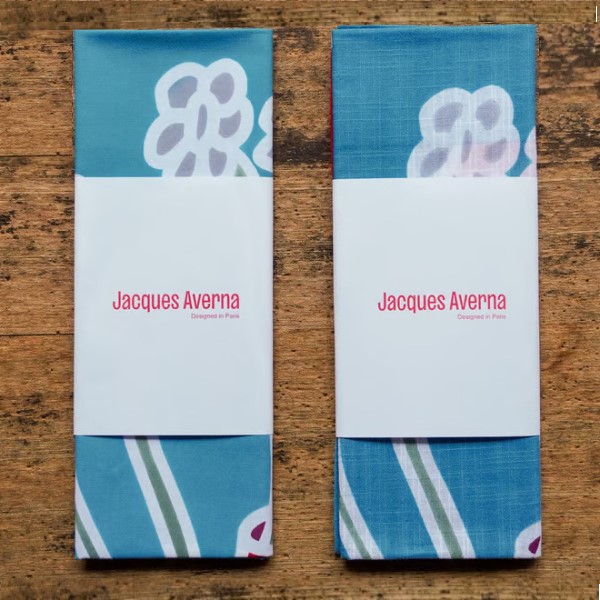 INSTANTANÉS [Vase #3-Red] Tenugui Set | Marukyu Shoten x Jacques Averna | Presented at Maison & Objet