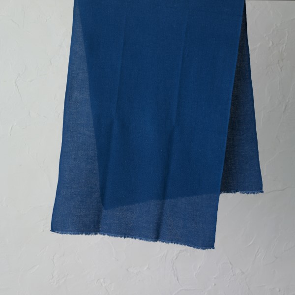 Aizome indigo-dyed hand towel set - Set of 3 designs, natural indigo dye, 100% cotton