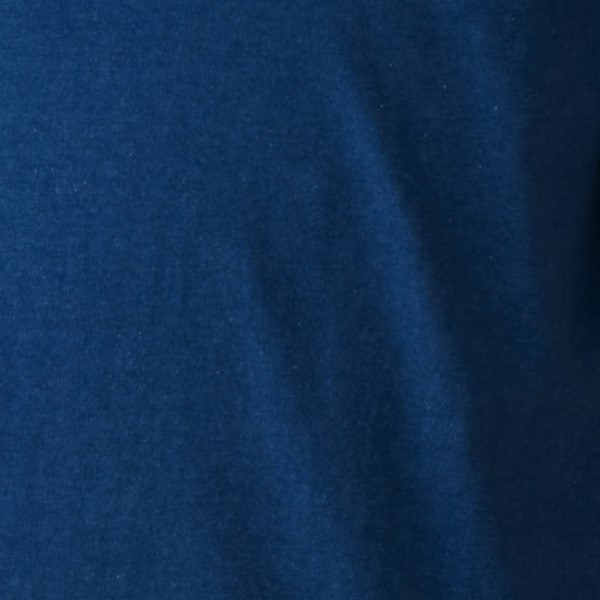 Aizome indigo-dyed loop-wheeled T-shirt - Natural indigo dye, neutral colouring, 100% cotton, unisex