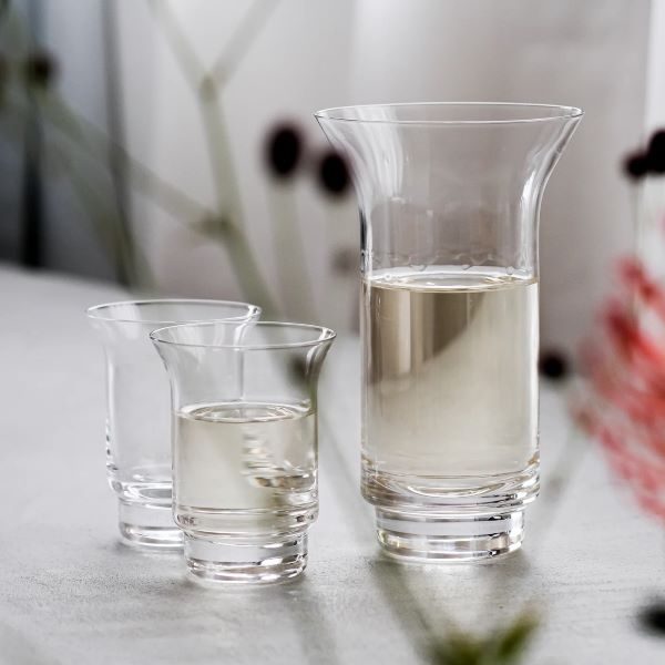 OPTICA Set - Sake Glass Set (3 Pieces)  - Kimoto Glass × SCMP DESIGN OFFICE Design| Presented at Maison & Objet