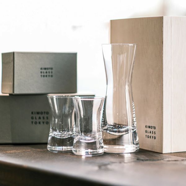 SENS Set - Sake Set (3 Pieces)  - Kimoto Glass × AC/AL Design| Presented at Maison & Objet