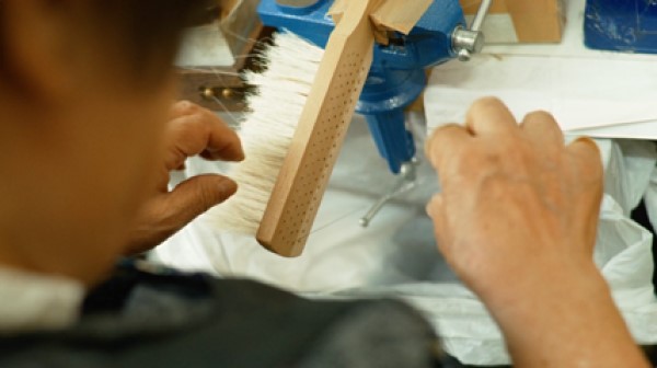 Cooking brush set — (1) For eggs & butter (large), (2) For eggs & butter (medium), (3) For eggs & butter (small), (4) For sauces, (5) For eggs & butter