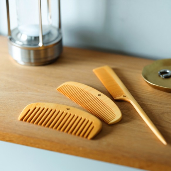 Japanese Boxwood Tail Comb, Extra Large