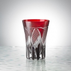 Edo Kiriko, Tumbler, parasol, itogiku tsunagi, kurenai (deep...