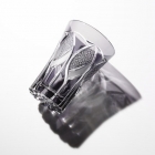 Edo Kiriko, Tumbler, parasol, itogiku tsunagi, grape (purple), Hanasho, Size: Ø 7.5 × H 11 cm, Tokyo traditional crafts, handmade