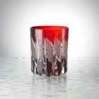 Edo Kiriko, Old Glass, palette, itogiku tsunagi, kurenai (de...