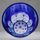 Suna-Kiriko Glassware: Yuki (Snow), Sake Glass 115ml, GLASS-LAB 
