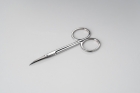 Eyebrow Scissors - 9.5cm, Stainless, rust-resistant, Ubukeya, Includes paulownia box