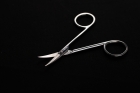 Eyebrow Scissors - 9.5cm, Stainless, rust-resistant, Ubukeya, Includes paulownia box