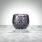 Edo Kiriko, glass, Guinomi, Asa no Ha, grape, purple, Ø 5.0 ...