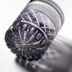 Edo Kiriko, Old Glass, classic line, grape, purple, Ø7.3 × H9.0 cm, Hanasho, itogikutsunagi, yarai. traditional crafts, handmade, souvenirs, order-made