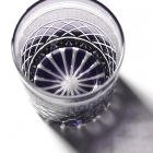 Edo Kiriko, Old Glass, classic line, grape, purple, Ø7.3 × H9.0 cm, Hanasho, itogikutsunagi, yarai. traditional crafts, handmade, souvenirs, order-made