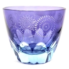 Suna-Kiriko Glassware: Hanabi (Fireworks), Sake Glass 115ml, GLASS-LAB 