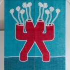 INSTANTANÉS [Vase #3-Red] Tenugui Set | Marukyu Shoten x Jac...