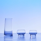 Ryote Set - Sake Set (3 Pieces) - Kimoto Glass × Flavien Delbergue Design| Presented at Maison & Objet