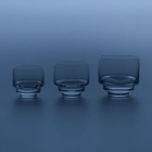 Strata Set - Sake Glass Set (3 Pieces) - Kimoto Glass × Döppel Studio Design| Presented at Maison & Objet