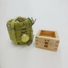 Japanese Sake,Kinkon barrel Josen,300ml,2 Bottle Pack,Alcohol 15～16%,Akihikari,gift, souvenir,(2MASU)