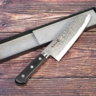 Santoku Laminated Steel Knife - Blade length: approx. 17.5 cm, blade width: approx. 4.9 cm, Damascus Knife